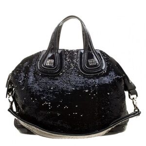 Givenchy Black Sequin and Patent Leather
Medium Nightingale Tote Bag
$985 $2,500